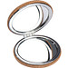 Schminkspiegel mit Kork, beige Schminkspiegel mit Kork, beige