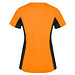 Shanghai Sport T-Shirt für Damen, Fluor Orange / schwarz, S
