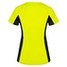 Shanghai Sport T-Shirt für Damen, Fluor Yellow / schwarz, 2XL