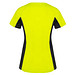 Shanghai Sport T-Shirt für Damen, Fluor Yellow / schwarz, S