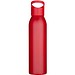 Sky 650 ml RCS-zertifizierte, einwandige Trinkflasche aus recyceltem Edelstahl, rot
