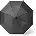 SKYLAR. 2-in-1-Regenschirm mit Einkaufstasche inklusive. Dieser ist aus recyceltem Polyester, Schwarz
