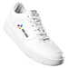 Weißer Sneaker BAYLOR – Low-Cut Freizeitschuh, 40, Weiß
