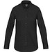 Sphene 165 g/m² Oxford Bluse, schwarz, XXL