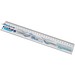 Sticky-Mate® Haftnotizen mit gedrucktem 30 cm Lineal aus recyceltem Material, weiss, 25 pages