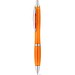 SWING rPET. Recyceltes PET (100% rPET)-Kugelschreiber mit Metallclip, Orange
