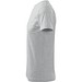 MALFINI T-Shirt Herren Basic, S, hellgrau melliert