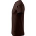 T-Shirt Herren Basic, S, kaffee