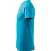 T-Shirt Herren Basic, S, türkisblau