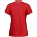 Tamil Sport Poloshirt für Damen, rot, S