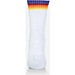 Tennissocken, 32-36, White / Rainbow