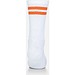 Mr. Socks Tennissocken, White / Orange