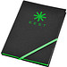 Travers DIN A5 Notizbuch, schwarz,grün Travers DIN A5 Notizbuch, schwarz,grün