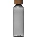 Trinkflasche aus PET mit Bambusdeckel, 500ml , anthrazit