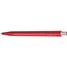 uma® BEAT transparent Druckkugelschreiber, rot