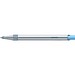 uma® RECYCLED PET PEN ALUMA transparent Druckkugelschreiber, hellblau