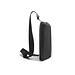 Urban wasserabweisender Sling-Bag, schwarz, grau
