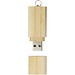 USB-Stick 2.0 aus Bambus mit Schlüsselanhänger, natural, 8GB