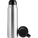 Vakuum-Isolierkanne STEAMSIP,schwarz, silber