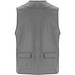 Venera Arbeitsweste mit V-Ausschnitt und mehreren Taschen, 200 g/m2, blei, 3XL