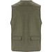 Venera Arbeitsweste mit V-Ausschnitt und mehreren Taschen, 200 g/m2, militärgrün, XL