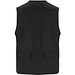 Venera Arbeitsweste mit V-Ausschnitt und mehreren Taschen, 200 g/m2, schwarz, S