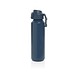 Via RCS Re-Steel Sportflasche mit Verschluss, 600ml, navy blau