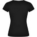 Victoria T-Shirt mit V-Ausschnitt für Damen, schwarz, L