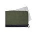 VINGA Marlow 16 Zoll Laptop Sleeve aus RCS recyceltem Polyester, grün, schwarz
