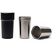 VINGA Parks Becher aus RCS Stainles Steel, 4 Stück, 250ml, schwarz