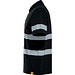 Warnschutz-Industriepolo mit Reflexstreifen, S, BLACK
