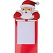 Weihnachts-Notizblock Victorville,rot