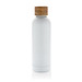 Wood Vakuumflasche aus RCS recyceltem Stainless-Steel, weiß