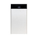 XD COLLECTION flache Powerbank mit digitalem Display, 6.000mAh, silber XD COLLECTION flache Powerbank mit digitalem Display, 6.000mAh, silber