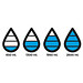 XD DESIGN Hydration-Flasche Aqua, 650 ml, blau XD DESIGN Hydration-Flasche Aqua, 650 ml, blau