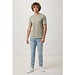 Iqoniq Brett T-Shirt aus recycelter Baumwolle, light heather green, L
