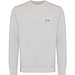 Iqoniq Etosha Lightweight Sweater aus recycelter Baumwolle, light heather grey, XXS