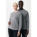 Iqoniq Etosha Lightweight Sweater aus recycelter Baumwolle, light heather anthracite, XXS