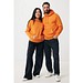 Iqoniq Rila Lightweight Hoodie aus recycelter Baumwolle, orange, L