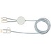 Alasia 150 cm 5-in-1 Kabel aus recyceltem Kunststoff für Datenübertragung und 27W Schnellladung, silber