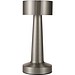 Aludra Wiederaufladbare dimmbare Tischlampe mit 3 Lichtmodi, silber