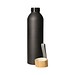Aluminiumflasche Bamboo 0,6 l, rot/natur