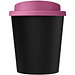 Americano® Espresso Eco 250 ml recycelter Isolierbecher, schwarz/magenta