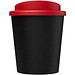 Americano® Espresso Eco 250 ml recycelter Isolierbecher, schwarz/rot