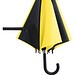 Automatik-Stockschirm, Schwarz/Gelb