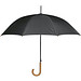 Automatikregenschirm , schwarz