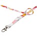 Balta Sublimation Lanyard mit Schnapp- und Sicherheitsverschluss, weiss, 25mm