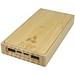 Bambus Solar-Powerbank Elz, beige