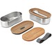 Black+Blum Stainless Steel Double Bento Box, grau