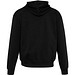 Boris Oversize Kapuzenpullover aus recycelter 280 g/m2 Bio Baumwolle (OCS), unisex, schwarz, L
